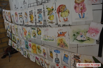 В Николаеве открылась ярмарка открыток в поддержку проекта «ART.DOBRO»