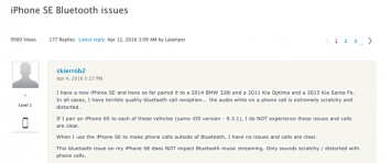 Владельцы iPhone SE пожаловались на проблемы с Bluetooth