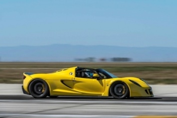 Hennessey Venom GT Spyder установил рекорд скорости для открытых машин