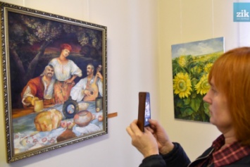 Во Львове открылась первая выставка картин криворожанина - бойца полка "Азов" с позывным "Художник" (ФОТО, ВИДЕО)