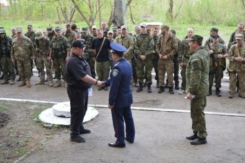 В Краматорске прошла ротация киевских полицейских