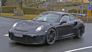 Первые шпионские фото более хардкорного Porsche 911 GT3 RS 4.2