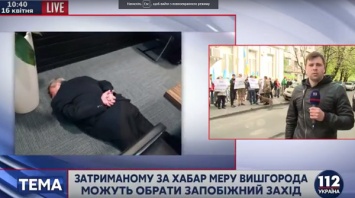 Задержанному на взятке в 200 тыс. евро мэру Вышгорода Момоту сегодня могут избрать меру пресечения