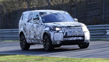 Land Rover Discovery 2017 замечен в Нюрбургринге
