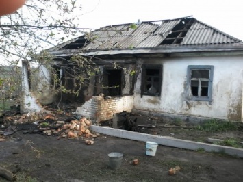 Во время пожара в Кировоградской области травмировалась женщина