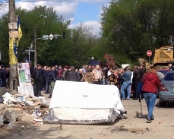 Драка на стройплощадке в Киеве (ФОТО)
