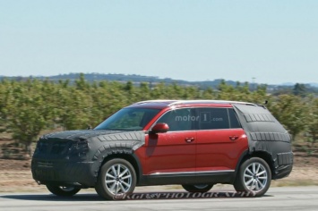 В США во время тестов сфотографировали новый внедорожник VW