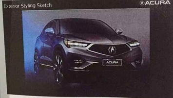 Дизайн нового кроссовера Acura рассекретили до премьеры