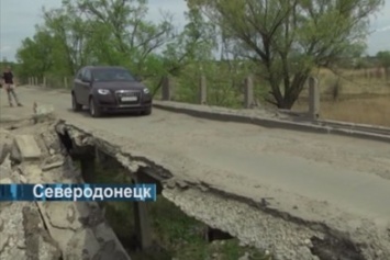 Ремонт моста между Северодонецком и Лисичанском затягивается