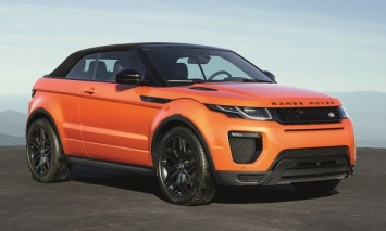 Range Rover Evoque Convertible в России раскупили еще до начала продаж