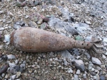 В Коблево нашли минометную мину, оставшуюся от прошлой войны