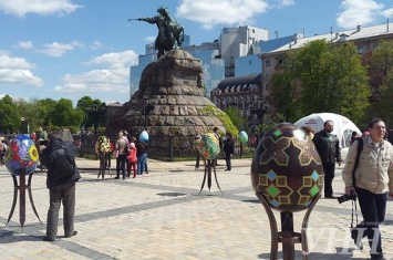 Фестиваль писанок начался на Софийской площади