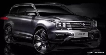 Большой SUV GAC Trumpchi GS8 раскрылся до дебюта