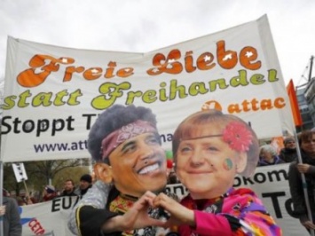 Против ЗСТ с США протестовали в Германии