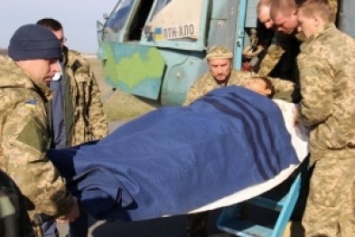 Под Константиновкой украинского военного поджег беспилотник боевиков