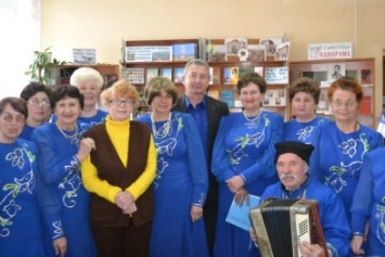 Литературно-музыкальная встреча в центральной библиотеке Бердянска