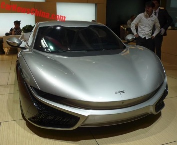 Электрический суперкар Qiantu Motor K50 представлен в Китае