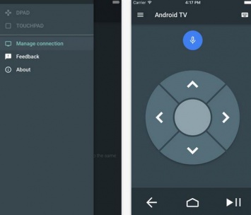 Google выпустила переключатель Android TV для iOS