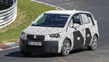 Новый Opel Meriva замечен на тестах в Нюрбургринге