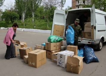 В зону АТО прибыл гуманитарный груз из Европы (фото)