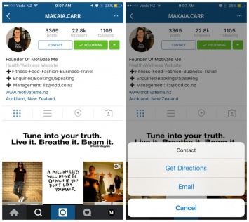 Instagram тестирует новый интерфейс бизнес-аккаунтов