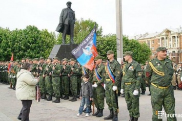 В оккупированном Донецке провели репетицию «военного парада»