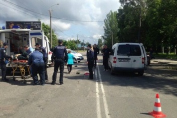 На Набережной в Днепропетровске сбили велосипедиста