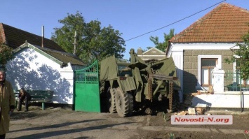 В Николаеве 79 бригада восстановит разрушенный «Уралом» двор