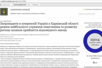 Петиция о создании "особого региона "Слобожанщина"" набрала нужное количество голосов