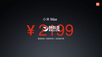 Названа ориентировочная стоимость Xiaomi Max