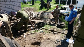 Бойцы "Схидного корпуса" сообщили, что на базе взорвалась советская диверсионная мина СПМ