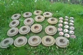 В Донецкой области нашли тайник с противотанковыми минами (ФОТО)