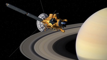 Космический аппарат «Кассини» заглянул в самое сердце полярного урагана Сатурна