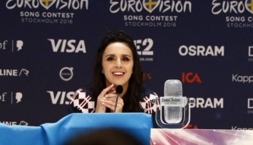 Джамала, выиграв «Евровидение», провела пресс-конференцию
