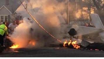 В США на авиашоу разбился самолет, пилот погиб