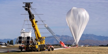 NASA запустило большой воздушный шар из Новой Зеландии (ВИДЕО)