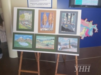 Выставка работ бойцов АТО открылась в Днепропетровском горсовете