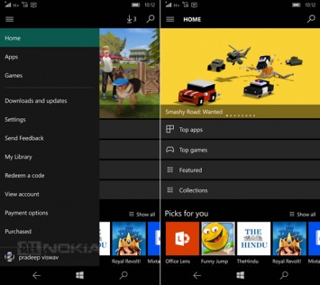Microsoft обновила Магазин для Windows 10 Mobile смартфонов