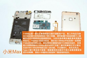 Xiaomi Mi Max проверили на ремонтопригодность