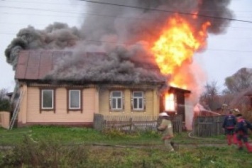 На Николаевщине горел жилой дом