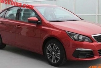 Новое поколение седана Peugeot 308 замечено на дорогах Китая