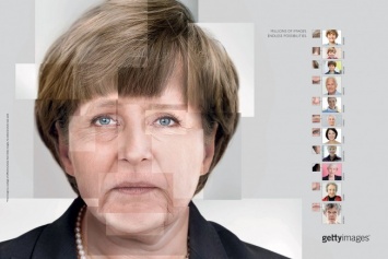 Фотобанк Getty Images воссоздал лица четырех известных людей с помощью фрагментов стоковых изображений