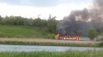 В Винницкой области на ходу загорелся поезд с пассажирами