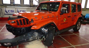 Jeep Wrangler завалил краш-тесты EuroNCAP