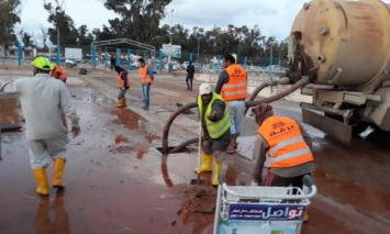 В Ливии из-за дождей затопило аэропорт