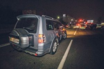 На въезде в Борисполь пьяный водитель устроил масштабное ДТП
