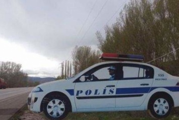 Трусливый водитель час скрывался от картонного макета полицейской машины