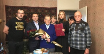 Харьковчанин Павел Шеин отметил свое 100-летие