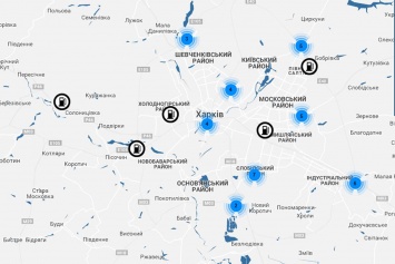 Харьковские нелегальные заправки нанесли на карту