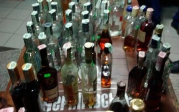 В Запорожье обнаружили партию нелегального алкоголя
